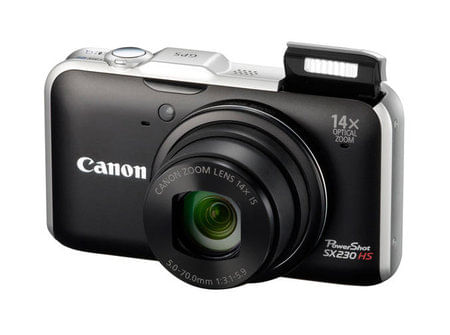 Camera-Canon-Powershot-SX230-HS-12.1-Megapixels-14x-de-Zoom-Otico---Preta--