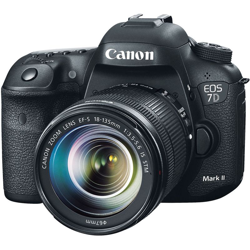 Camera-Canon-EOS-7D-Mark-II-com-Lente-EF-S-18-135mm-STM