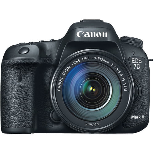 Camera-Canon-EOS-7D-Mark-II-com-Lente-EF-S-18-135mm-STM