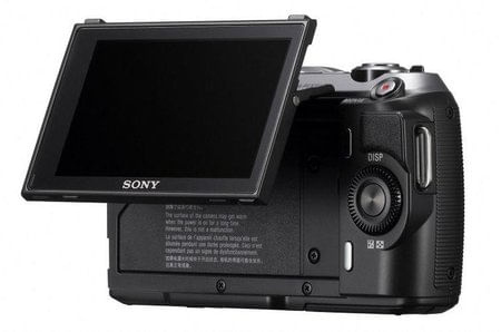 Camera-Digital-Sony-Alpha-NEX-C3K-com-Lente-18-55-mm-16.2-Megapixels--LCD-3--Panoramica-3D-Preta