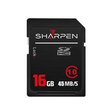 Cartão SDHC 16Gb Sharpen 45Mb/s Classe 10