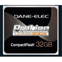 Cartão Compact Flash 32Gb Dane-Elec Proline 300X UDMA de Alta Performance