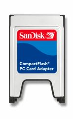 Adaptador Pcmcia Sandisk para Compact Flash