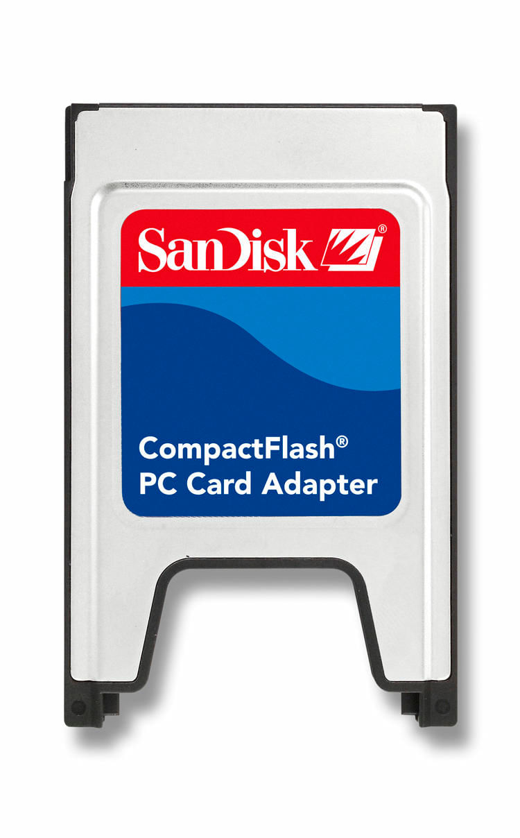 Adaptador Pcmcia Sandisk para Compact Flash