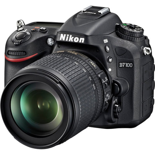 Camera-Nikon-D7100-com-Lente-18-105mm-f-3.5-5.6G-ED-VR-DX