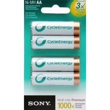 Pilha Recarregável Sony AA com 4 Pilhas 2100 - NH-AA-B4K