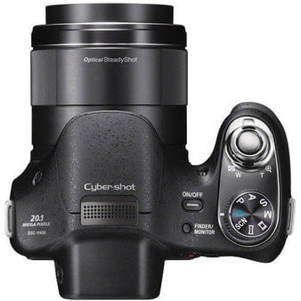 Camera-Sony-Cyber-Shot-DSC-H400-com-20.1-MP-LCD-de-3--Zoom-Optico-de-63x-Estabilizador-Optico-e-Video-HD