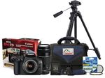 Kit-Camera-Canon-T5-com-Lente-18-55mm---Lente-75-300mm---Cartao-SDHC-de-8Gb---Filtros-UV-e-CPL-58mm---Bolsa-Profissional---Tripe-Profissional