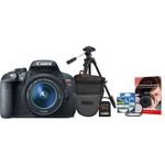 Kit-Canon-T5i-com-Lente-18-55mm---Cartao-SDHC-de-8Gb---Filtros-UV-e-CPL-58mm---Bolsa-Profissional---Tripe-Profissional