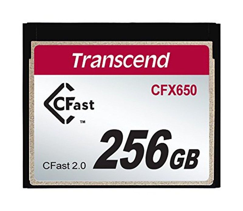 Cartão CFast 256Gb Transcend CFX650 (TS256GCFX650)