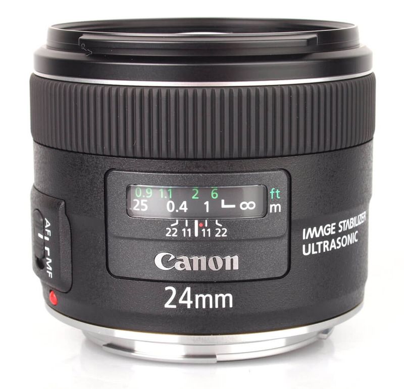 Lente-Canon-EF-24mm-f-2.8-IS-USM-AutoFoco