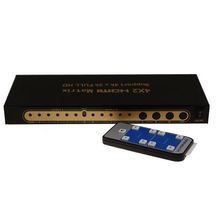 Distribuidor Matrix HDMI 4 x 2 HDMI 4K com Controle Remoto