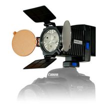 Iluminador LED para Vídeo Profissional LED-5005 Video Light para Câmeras e Filmadoras