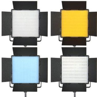 Refletor---Iluminador-de-600-Leds-BiColor-Tungstenio-com-Suporte-para-Bateria-V-mount