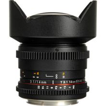 Lente Rokinon 14mm T3.1 Cine ED AS IF para Canon EF (DS14M-C)