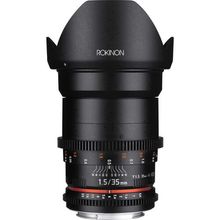 Lente Rokinon Cine 35mm T1.5 AS IF UMC M4/3 (DS35M-MFT)