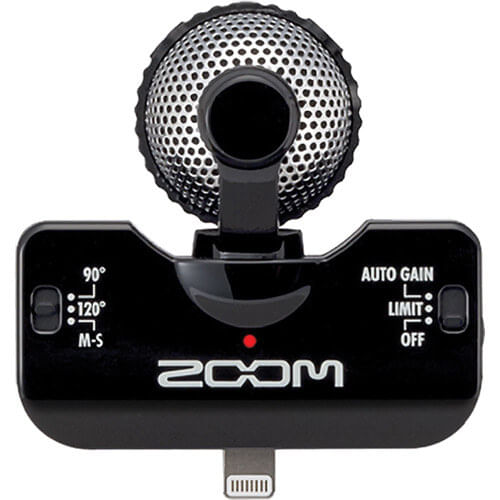 Microfone-Estereo-Zoom-iQ5-Profissional-para-iPhone-iPad-e-iPod-Touch---Preto