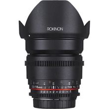 Lente Rokinon 16mm T2.2 Cine DS para Canon EF APS-C (DS16M-C)