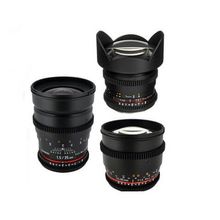 Kit com 3 Lentes Rokinon Full frame 35mm T1.5 + 14mm T3.1 + 85mm T1.5 para Sony E-mount