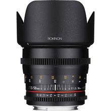 Lente Rokinon 50mm T1.5 AS UMC Cine DS para Sony E-Mount (DS50M-NEX)