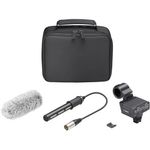 Kit-Microfone-Shotgun-Sony-XLR-K2M-com-Adaptador-XLR-Duplo