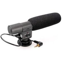 Microfone Shotgun Estéreo JJC MIC-1 Condensador de Eletreto Profissional