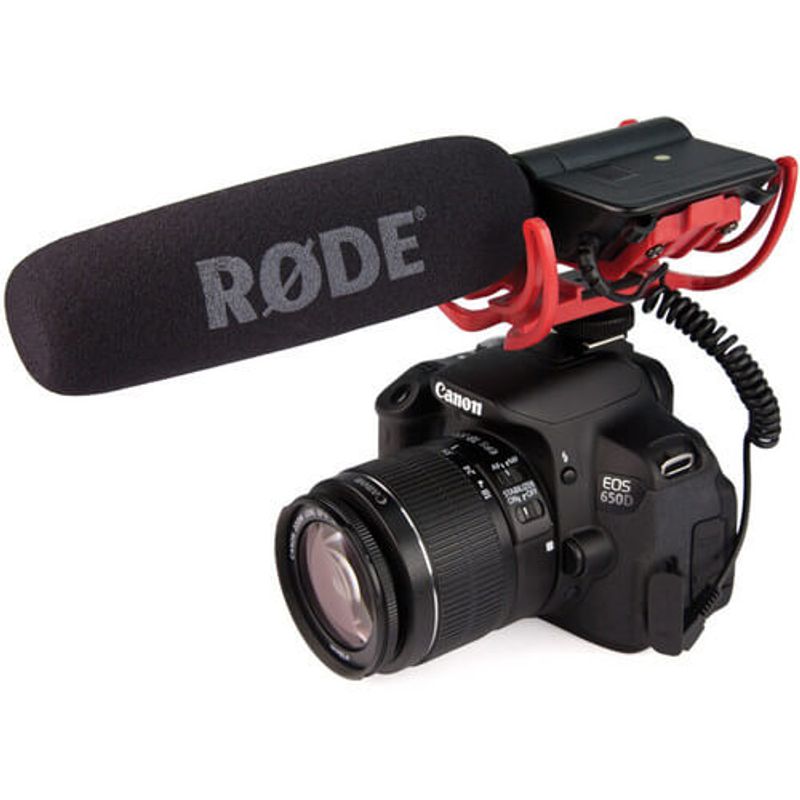 Microfone-Shotgun-Rode-VideoMic-com-Sistema-de-Suspensao-Rycote-Lyre