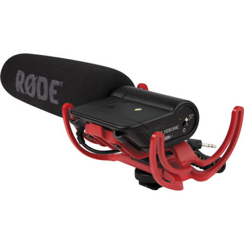 Microfone-Shotgun-Rode-VideoMic-com-Sistema-de-Suspensao-Rycote-Lyre