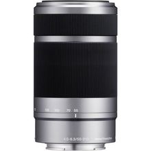 Lente Sony E 55-210mm f/4.5-6.3 OSS E-Mount Prata (SEL55210)