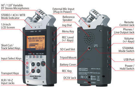 Gravador-Digital-Zoom-H4n-Next-Handy-Recorder---Cartao-SD-de-2GB-Incluido