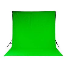 Fundo Infinito de Algodão Chroma Key Verde de 1.85m x 2.75m