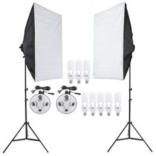 Kit de iluminação para Estúdio Fotográfico com 2 softbox