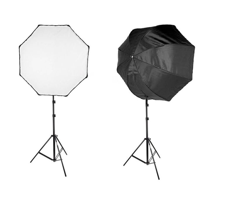 Kit-de-iluminacao-para-Estudio-Fotografico-com-2-Octabox-de-70cm-e-4-Lampadas-45w