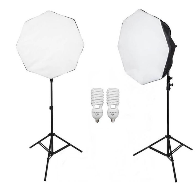 Kit-de-iluminacao-para-Estudio-Fotografico-com-2-Octabox-de-70cm-e-Lampada-de-135w