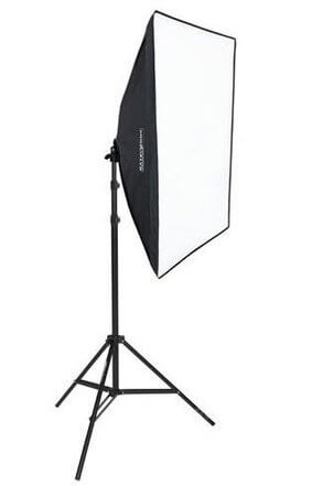 Kit-de-Iluminacao-com-Softbox-50x100cm-4-Lampadas-de-70w-e-Tripe-de-iluminacao