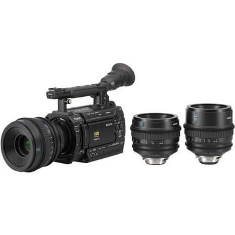 Filmadora-Sony-PMW-F3K-XDCAM-CMOS-Exmor-Super-35mm-com-Lentes-Cinealta-35mm-50mm-e-85mm