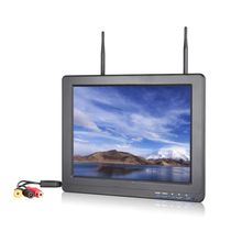 Monitor FPV 12" com Entrada HDMI e Receptor Wireless