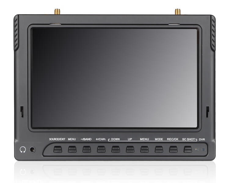 Monitor-FVP-7--com-Entrada-HDMI-Receptor-Wireless-5.8GHz-e-Bateria-Interna