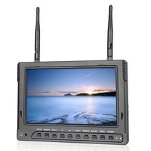 Monitor FPV 7" Full HD com Receptor Wireless 5.8GHz e Bateria