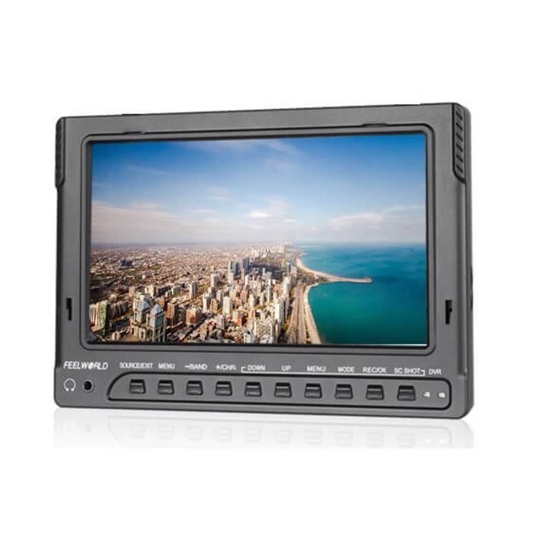 Monitor-FPV-7--Full-HD-com-Entrada-HDMI---AV-e-Bateria-interna