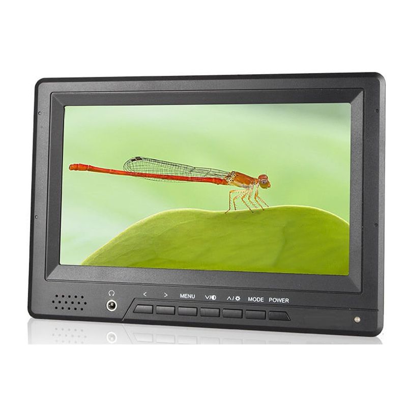 Monitor-de-Campo-FPV-Led-7--com-Entrada-e-Saida-HDMI-YPbPr-e-AV