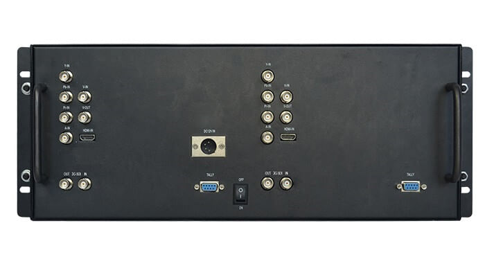 Monitor-Duplo-de-7--SDI-com-Montagem-de-Rack-para-Broadcast