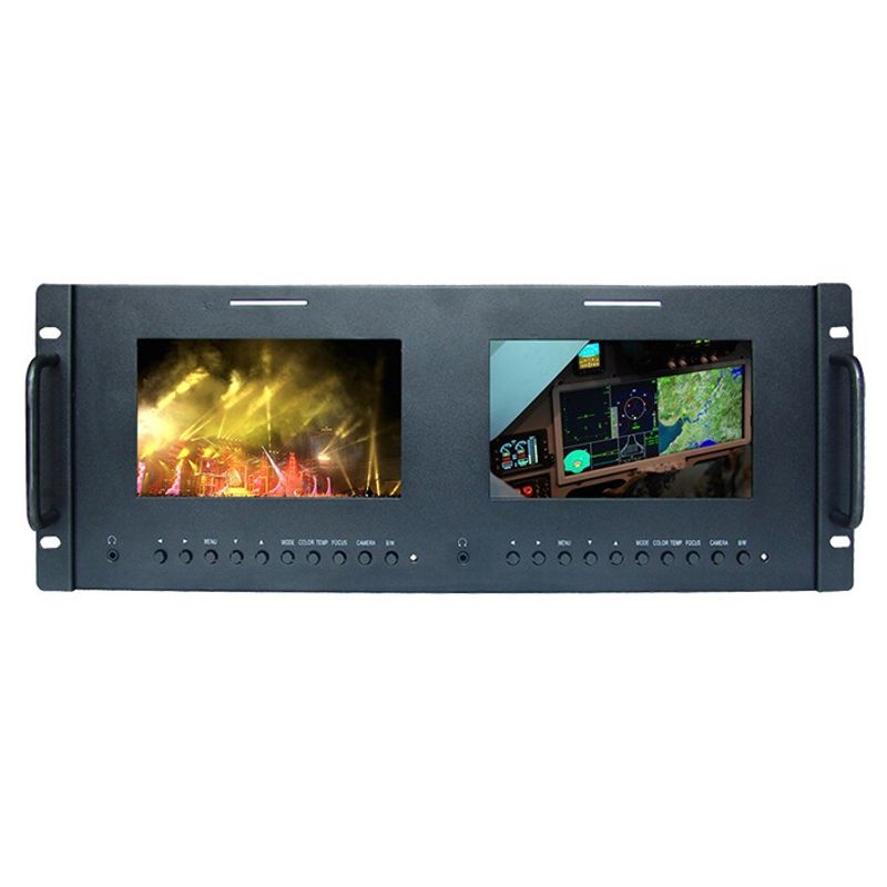 Monitor-Duplo-de-7--SDI-e-HDMI-com-Montagem-de-Rack-para-Broadcast