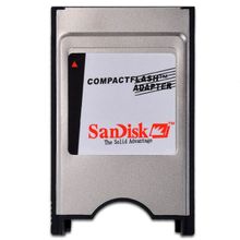 Adaptador e Leitor de Cartão de Memória Compact Flash para Entrada PCMCIA