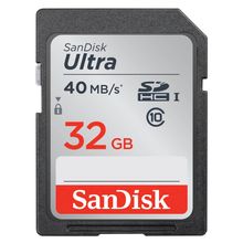 Cartão SD 32Gb Sandisk Ultra 40mb/s Classe 10