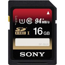 Cartão SD Sony 16GB Classe 10 de 94Mb/s