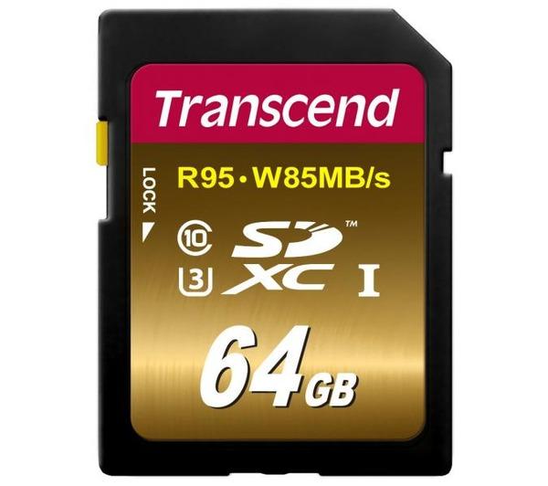 Cartao-SD-64Gb-Transcend-Ultimate-de-95MB-s-Classe-10-UHS-I-4K