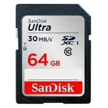 Cartão SD 64Gb Sandisk Ultra 30mb/s Classe 10