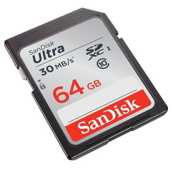 Cartao-SD-64Gb-Sandisk-Ultra-30mb-s-Classe-10