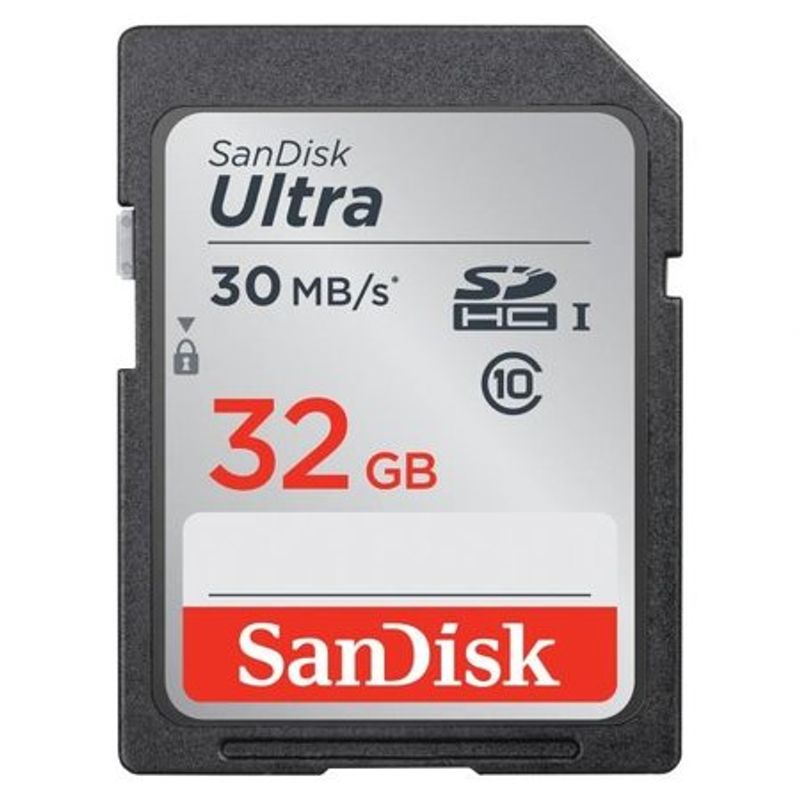 Cartao-SD-32Gb-Sandisk-Ultra-30mb-s-Classe-10